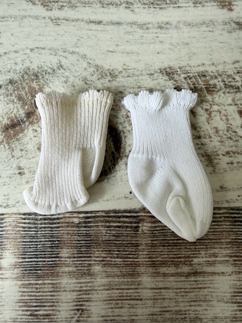 American Girl Bitty Baby Doll EASTER Gardening FUN in SUN - 15” Doll SOCKS Only
